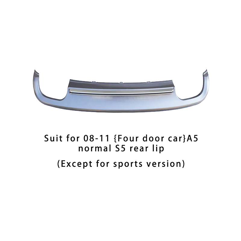 Except For Sports Version Rear Lip For 2008-2014 Audi Four Door Car A5 Modified S5 